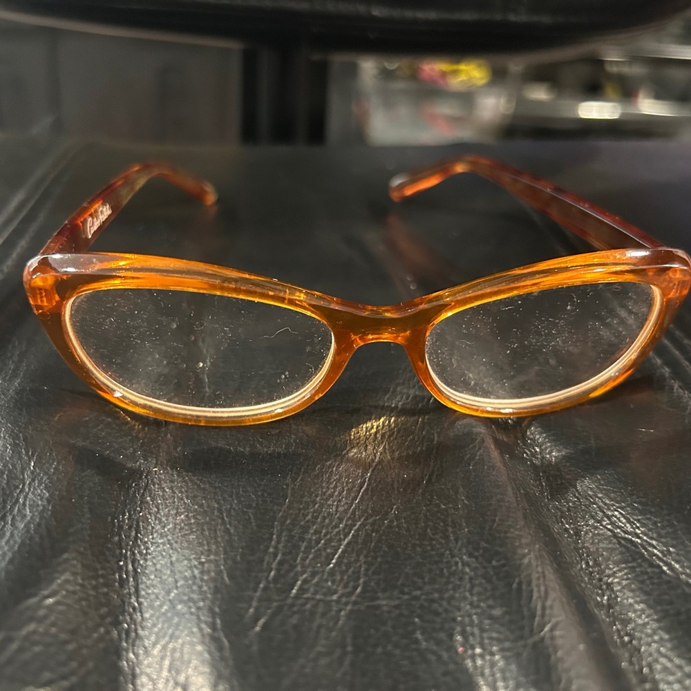 Carlos Falchi Tortoiseshell Glasses Frames Only - image 1